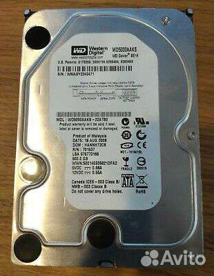 Жесткий диск Western Digital 500Gb