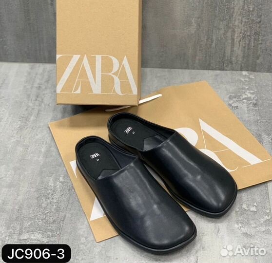 Zara туфли мюли