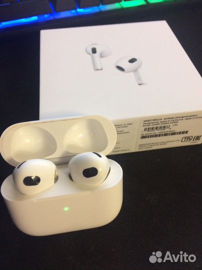 Беспроводные наушники apple airpods 3