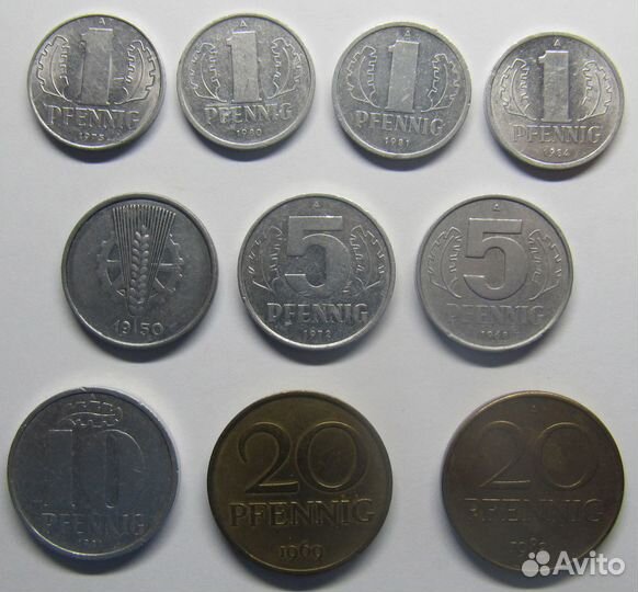 Монеты гдр