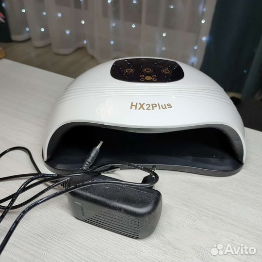 Уф лампа для ногтей, на две руки