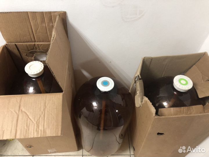 Многоразовые бутылки (кег) 30л, крышка с резьбой