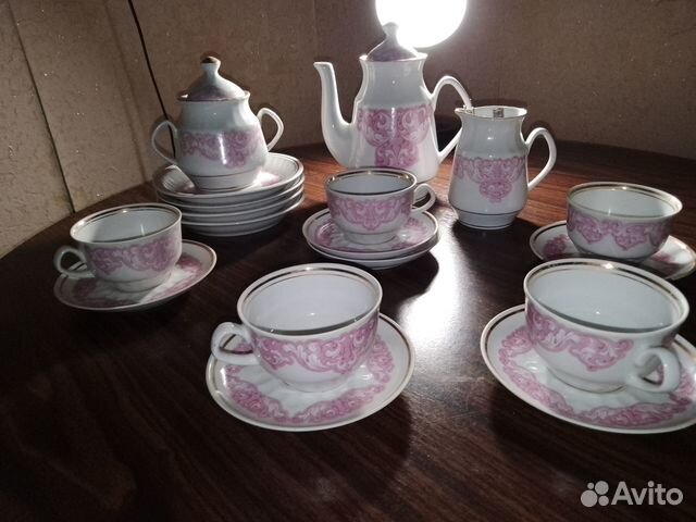 Сервиз из гофрированного фарфора(Рижский фз)