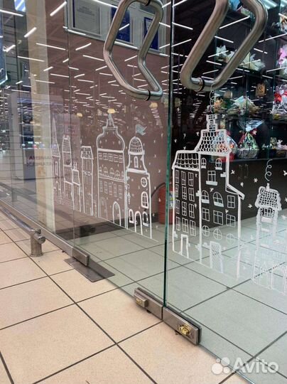 Роспись меловой доски или витрины