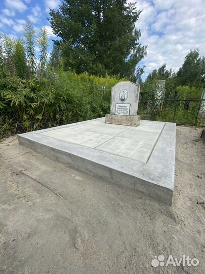 Благоустройство захоронения