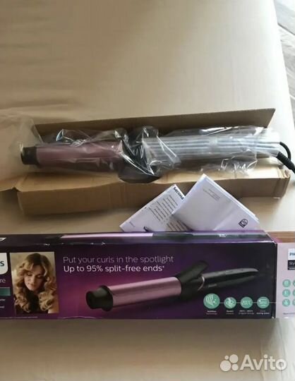 Щипцы для завивки волос philips
