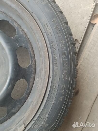Шины бу 195 55 r16 зимние