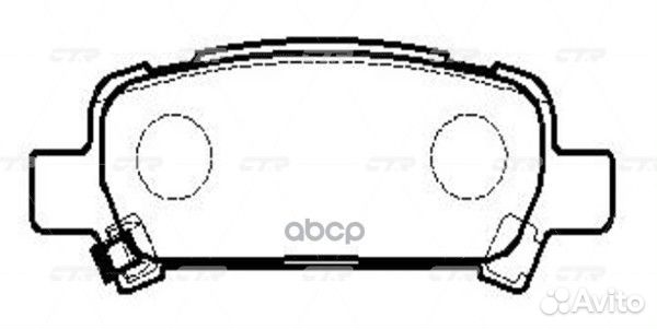 Cksu-3 Колодки тормозные дисковые перед G