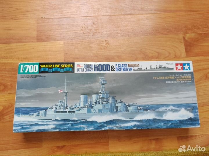 Модель корабля Hood Tamiya