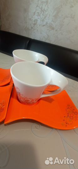 Чайный сервиз новый на 6 персон
