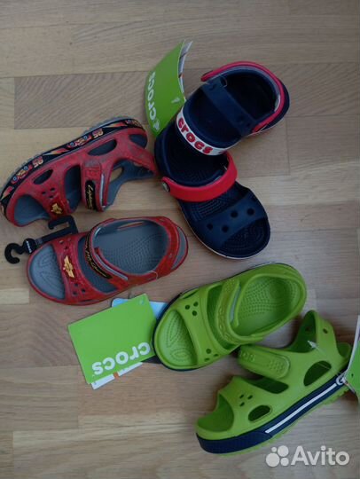 Crocs сандалии новые 25р, С8