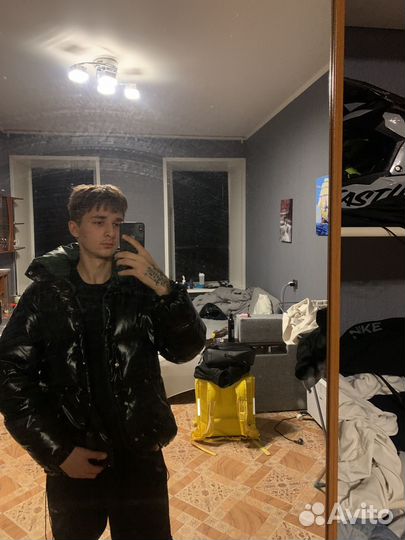 Пуховик глянцевый