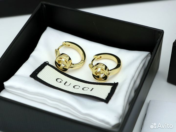 Серьги gucci гуччи