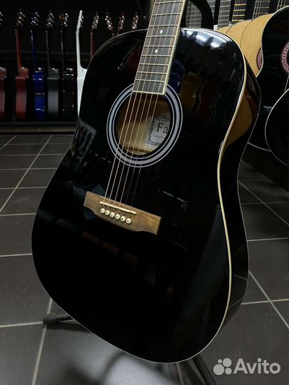 Гитара Акустическая Новая Черная