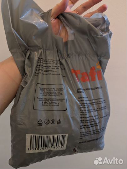 Наполнитель кошачий древесный