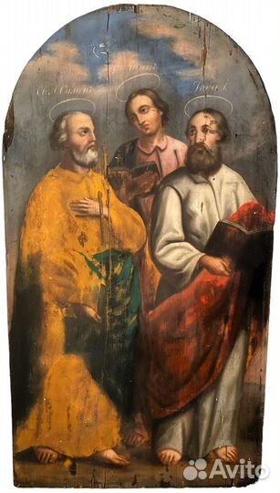 Икона храмовая святые апостолы Симон Филипп Иуда 1