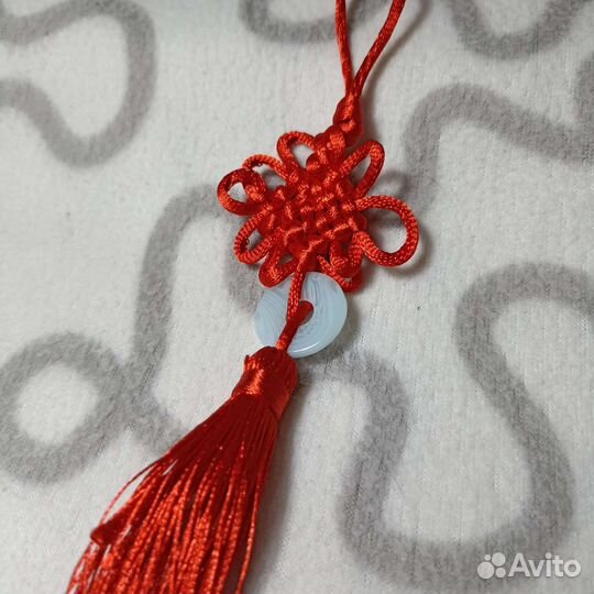 Китайский красный узел (20 см)