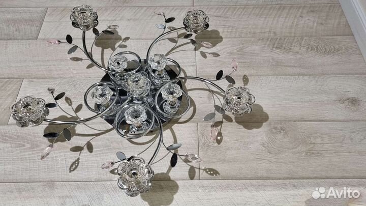 Люстра потолочная светодиодная с пультом