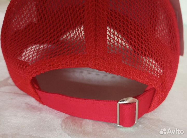Бейсболка красная Girl 50-52 см, новая