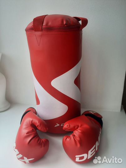 Боксерская груша, мешок +перчатки (набор детский)