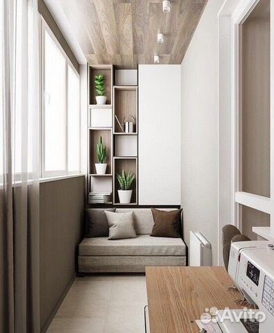 Встроенный шкаф на балкон на заказ