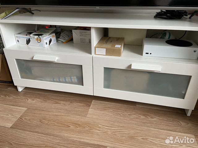 Тумба под тв Бримнэс IKEA белая купить в Санкт-Петербурге | Товары для ...