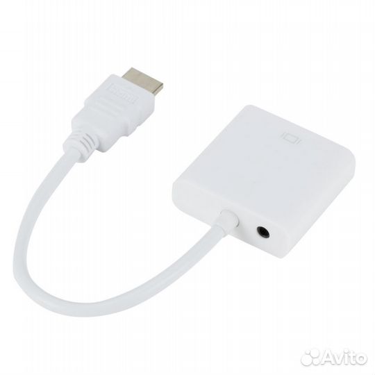 Переходник hdmi to VGA с аудио