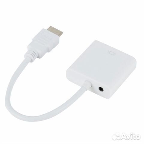 Переходник hdmi to VGA с аудио