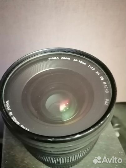Объектив объектив sigma 24-70mm для Nikon