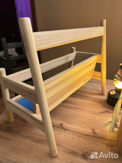 Детская полка для книг икеа flisat