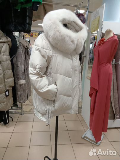 Пуховик женский 46 48 размер бу