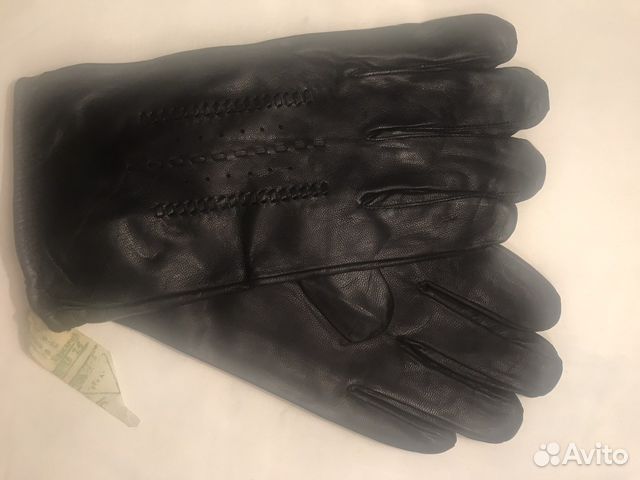 Мужские кожаные перчатки 25 размер