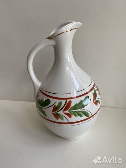 Глиняный кувшин. СССР. С изящным горлышком