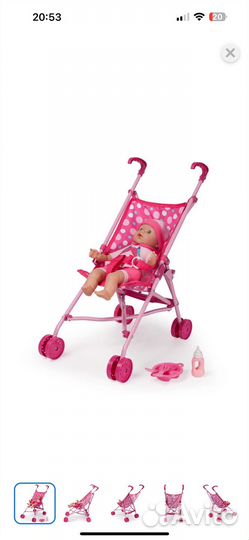 Нова кукла с коляской