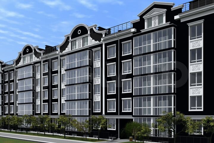 2-к. квартира, 68,4 м², 4/5 эт.