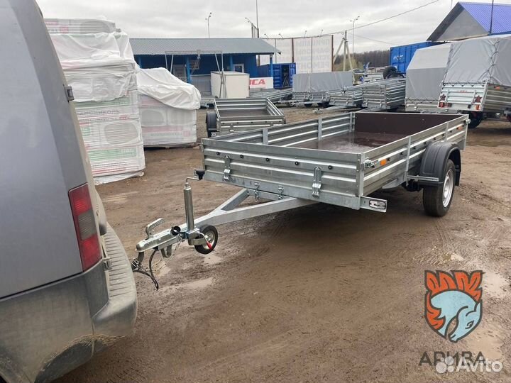 Прицеп 12.012 для снегохода,мотоцикла с тентом 150