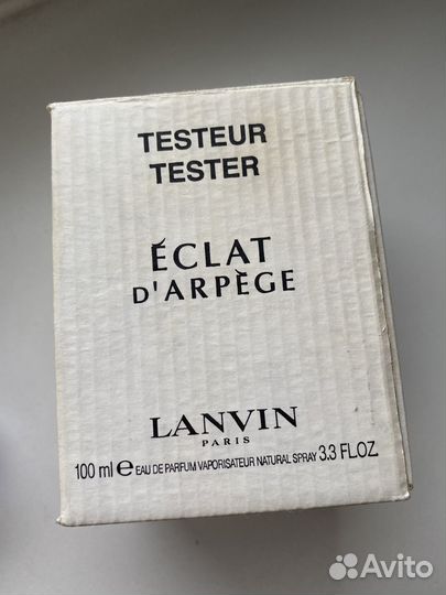 Lanvin Eclat D'Arpege 100 мл оригинал тестер
