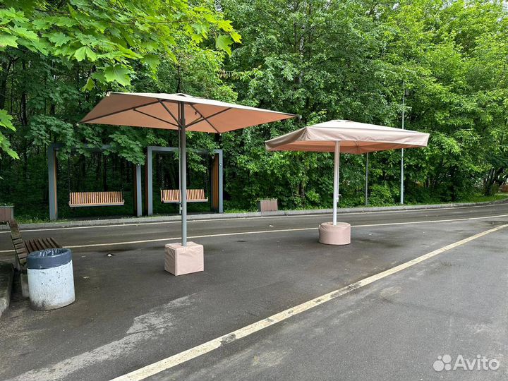 Уличный зонт для кафе