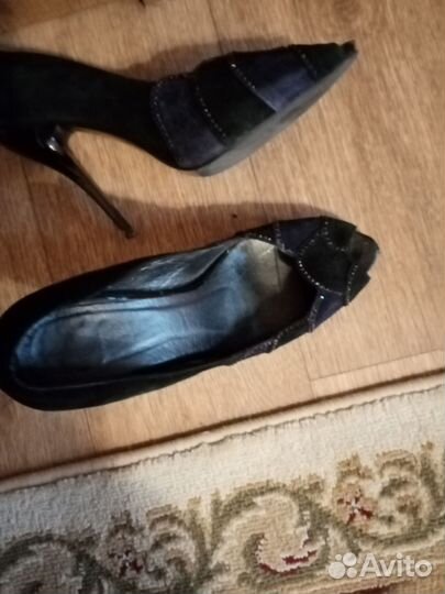 Туфли женские 37 размер натуральная замша