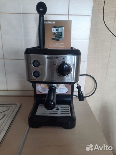 Кофеварка рожковая polaris