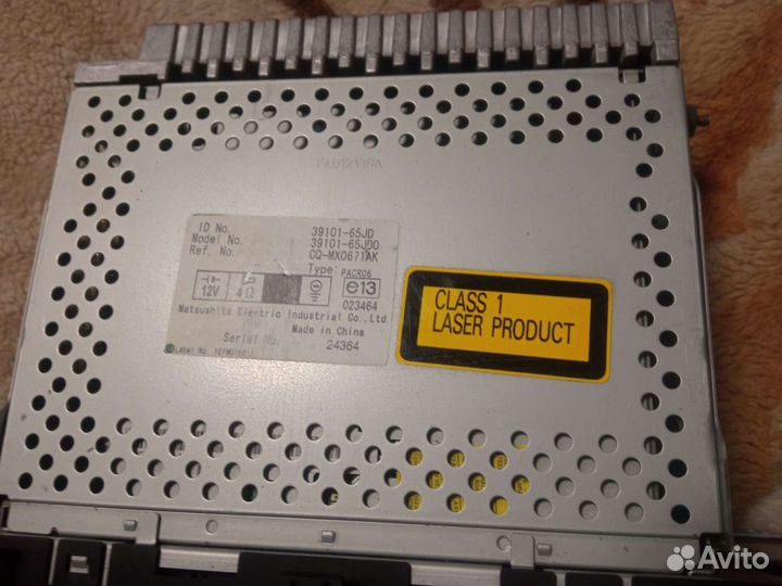 Штатная магнитола на Suzuki grand Vitara