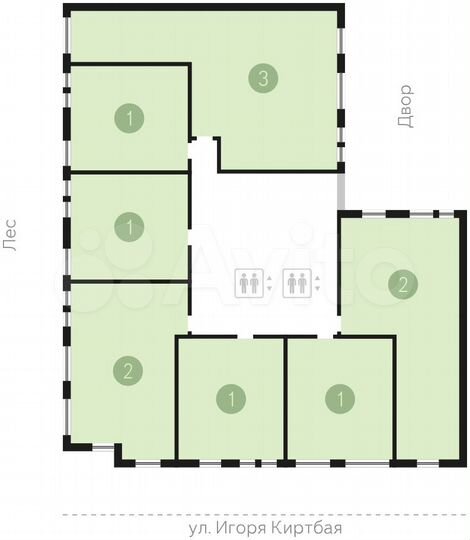 3-к. квартира, 113,7 м², 6/17 эт.