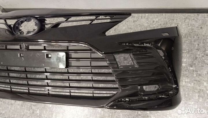 Передний бампер Камри 70 рестаил в сборе Оригинал