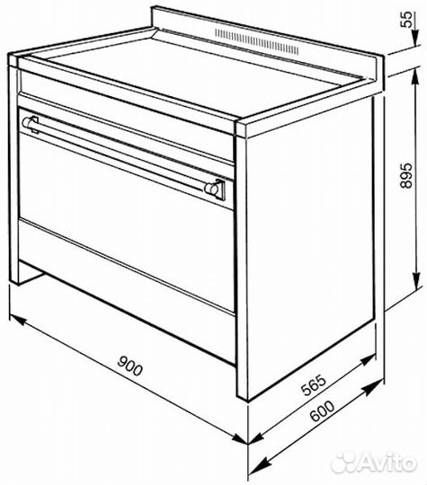 Варочный центр Smeg CS19A-7