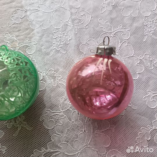 Ёлочные игрушки старые
