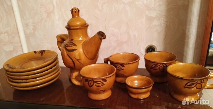 Набор глиняной посуды СССР цена за все