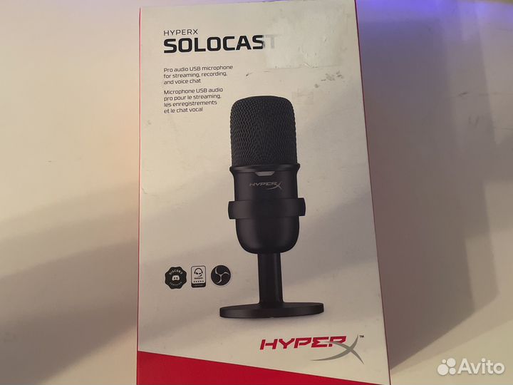 Микрофон hyperx solocast