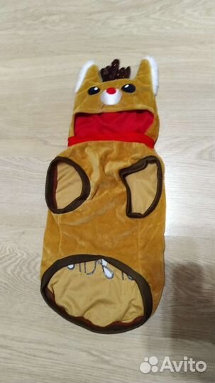 Новогодний костюм для маленьких собак