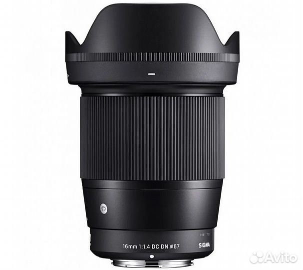 Объектив Sigma 16mm f/1.4 DC DN Contemporary X-Mou