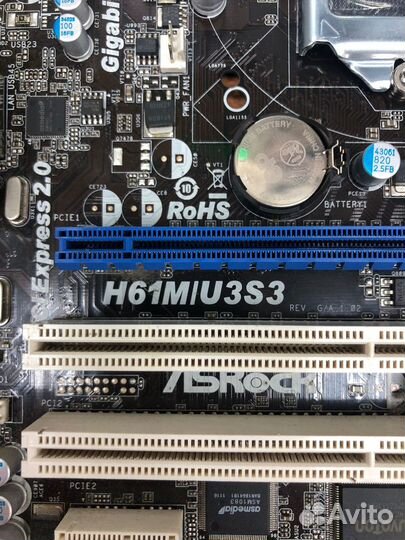Материнская плата ASRock H61M / U3S3